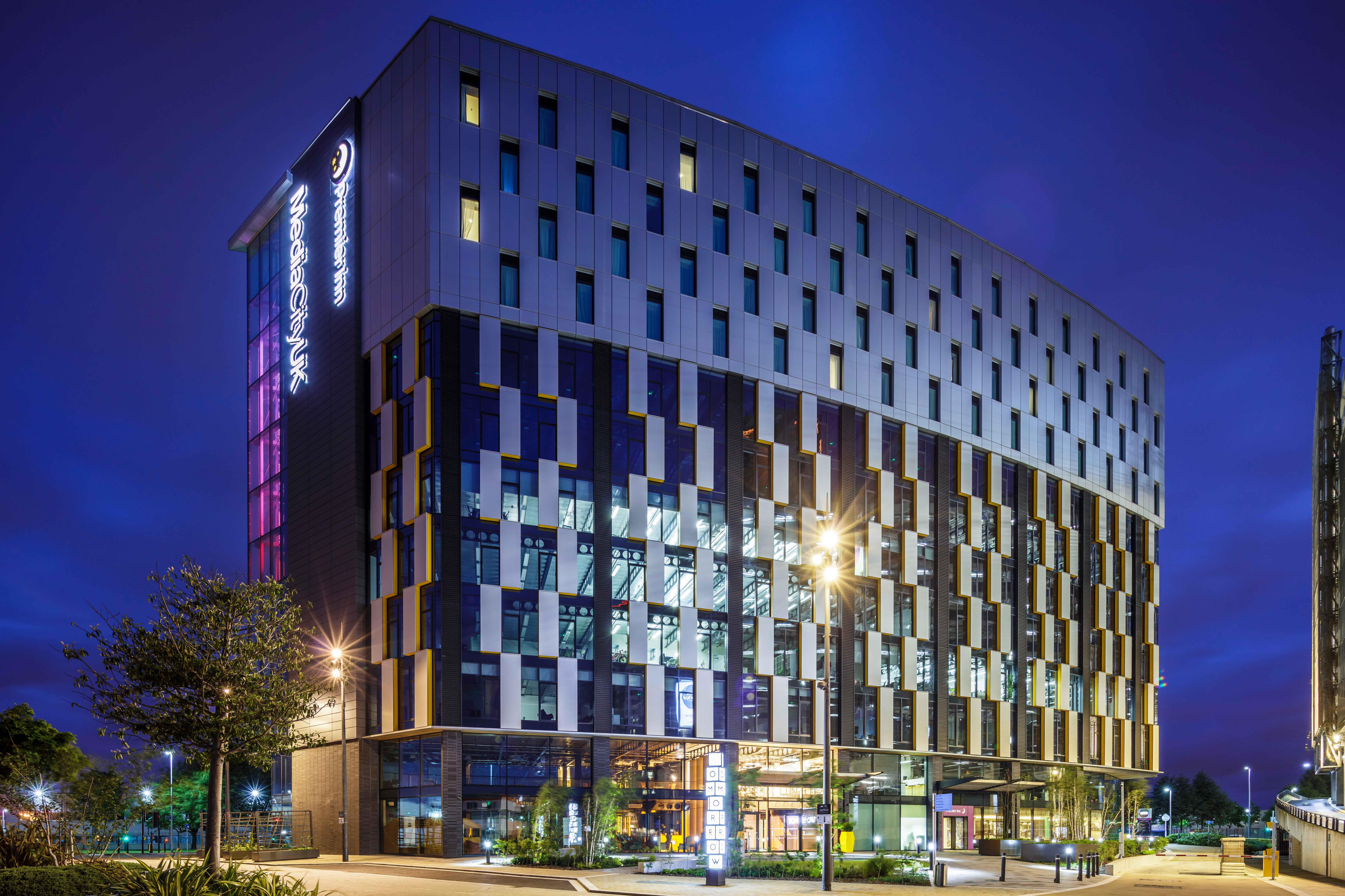Tomorrow building at night