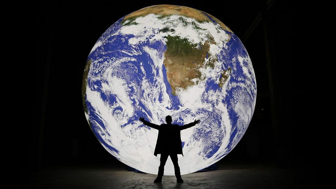 Winter - Earth Globe by Luke Jerram