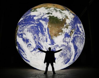 Event - Winter Lightwaves Earth Globe