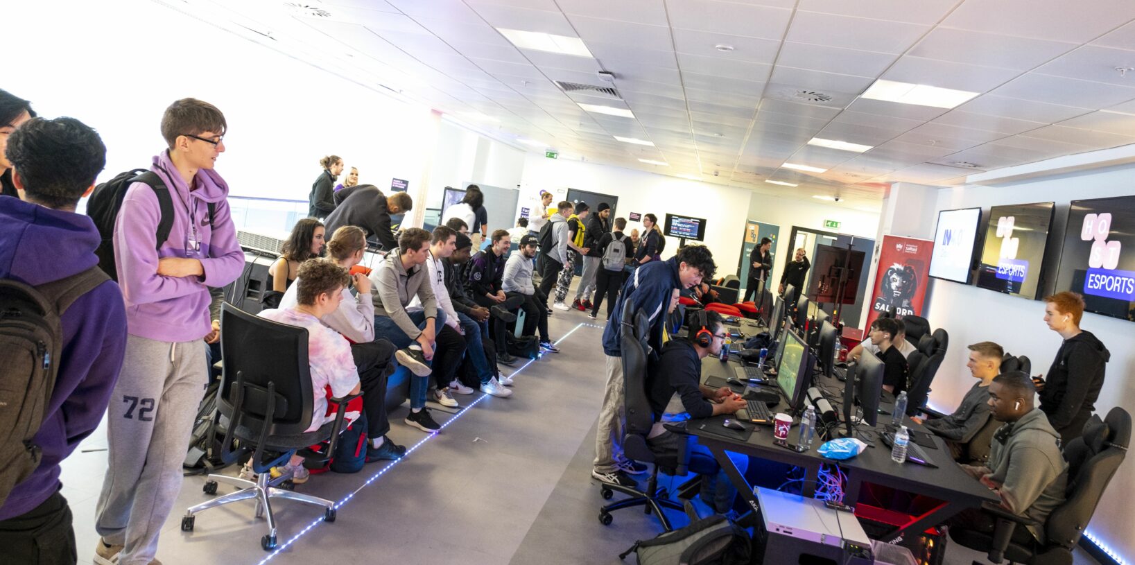 People gathered at Esports event