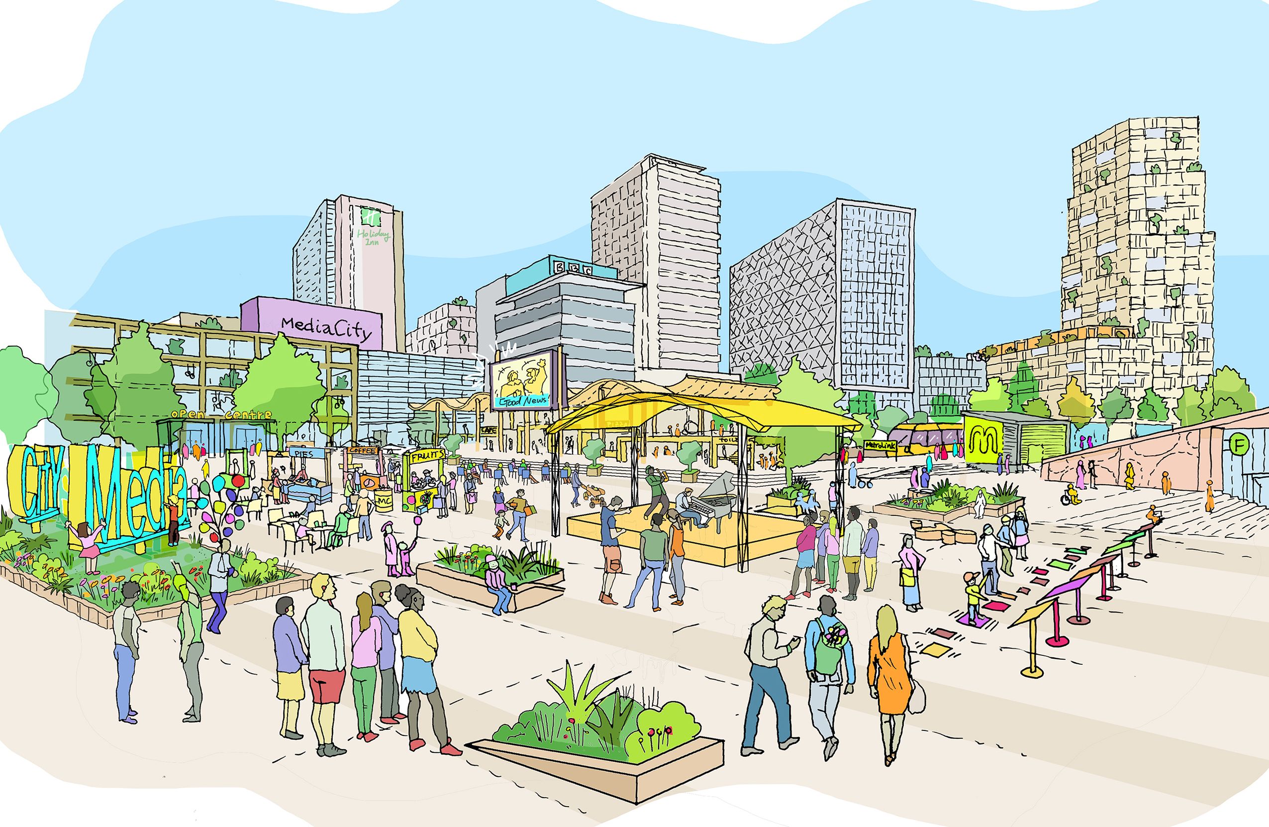 Regeneration proposals unveiled for MediaCity and The Quays Media City UK