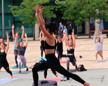 outdoor yoga