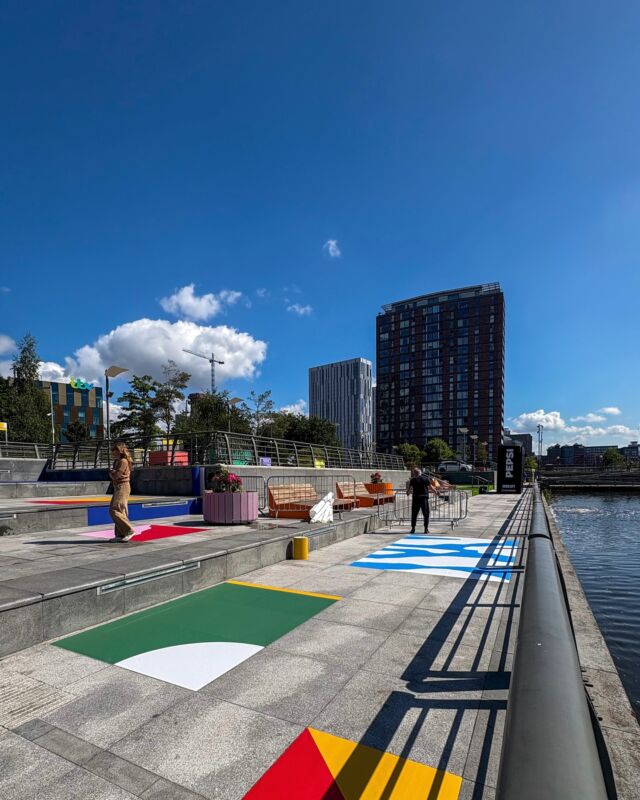 Has anyone spotted the waterside steps glow-up 👀

Keep an eye on more art installations ✨

#mediacity