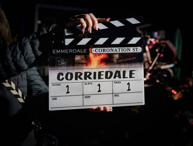 🎬 Production begins on Corriedale!

For the first time ever, the worlds of Coronation Street and Emmerdale collide in a one-off, history-making crossover episode – #Corriedale 💥

Filming is officially under way on this epic celebration of the nation’s two most-loved soaps, bringing together the residents of Weatherfield and the Dales for an hour of unmissable drama, action and heart. ❤️

📺 Corriedale will air on @ITV, STV, ITVX and @YouTube in early 2026 — marking the start of the brand new soap power hour!

#Corriedale #ITV #CoronationStreet #Emmerdale

@coronationstreet @emmerdale